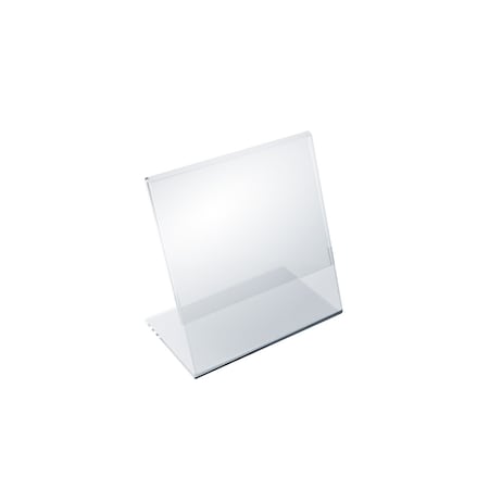 Azar Displays 3.5"W x 4.5"H Angled Sign Holder, PK10 112734